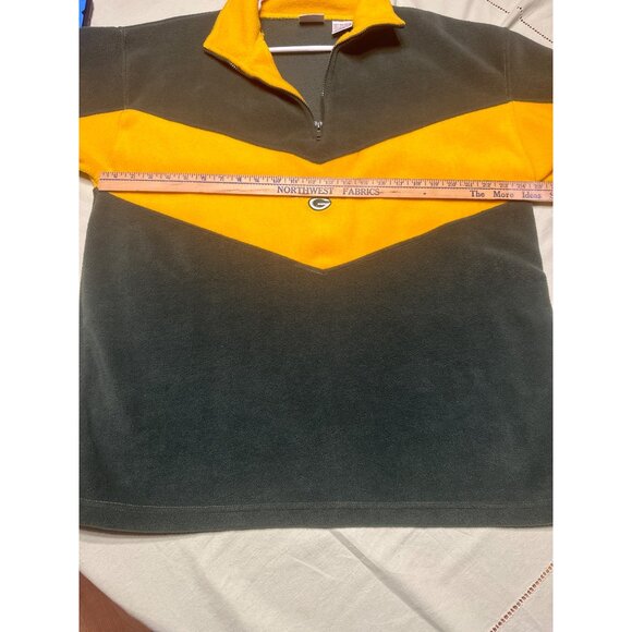 Vintage 1998 NFLP Green Bay Packers Quarter Zip Fleece Mens XL - Picture 7 of 8